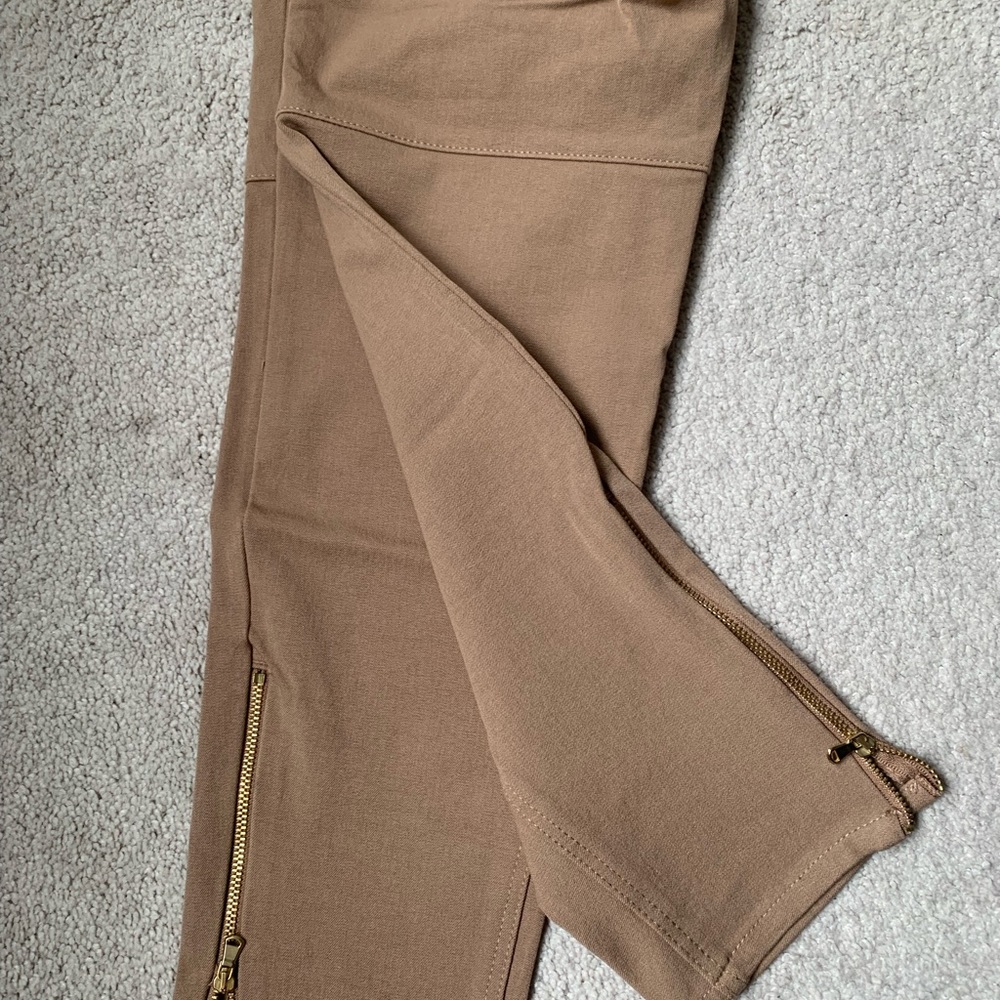 H&M Women's Straight Pants Elastic Waist Casual